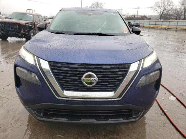 5N1AT3AA2MC697692 - 2021 NISSAN ROGUE S BLUE photo 5