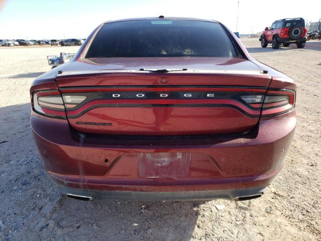 2C3CDXBG0JH277432 - 2018 DODGE CHARGER SXT MAROON photo 6