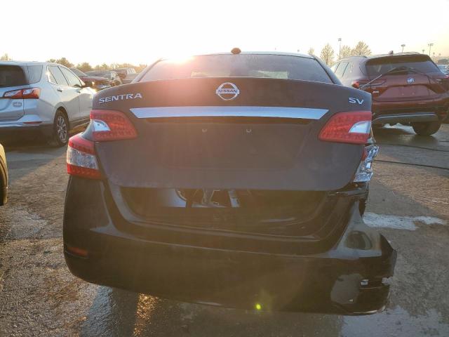 3N1AB7AP1FL674286 - 2015 NISSAN SENTRA S BLACK photo 6