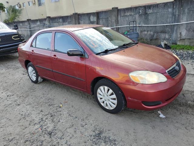 1NXBR32E55Z566403 - 2005 TOYOTA COROLLA CE RED photo 4