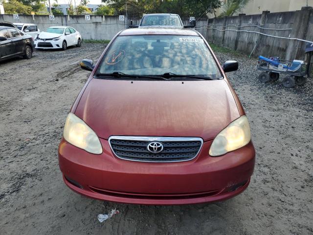 1NXBR32E55Z566403 - 2005 TOYOTA COROLLA CE RED photo 5