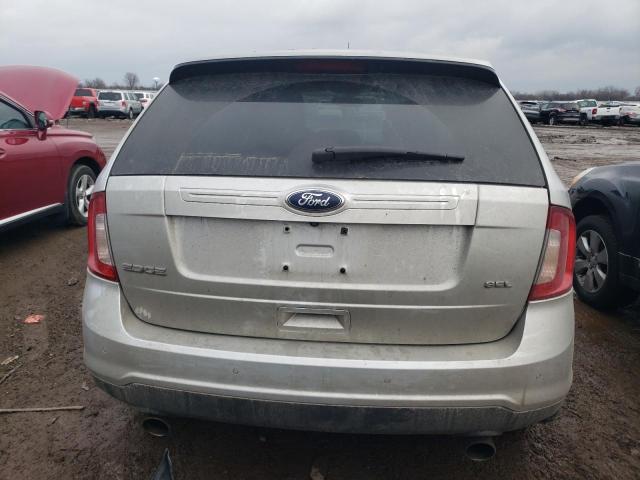 2FMDK3JC3EBA82572 - 2014 FORD EDGE SEL SILVER photo 6