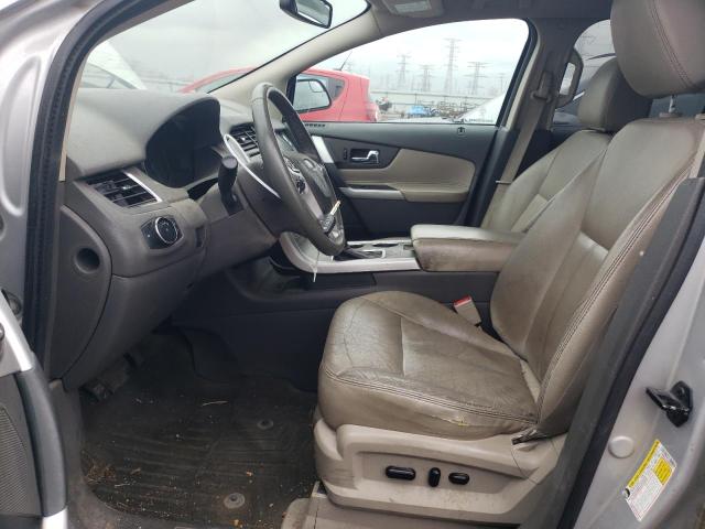 2FMDK3JC3EBA82572 - 2014 FORD EDGE SEL SILVER photo 7