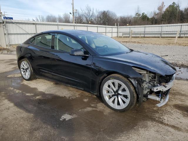 5YJ3E1EA4NF371743 - 2022 TESLA MODEL 3 黑色 照片 4