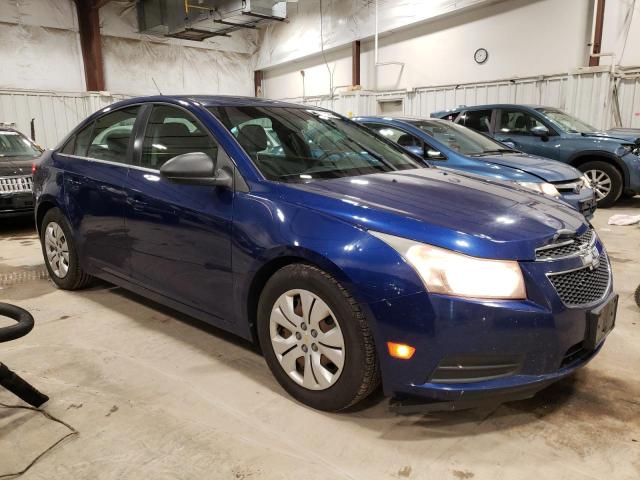 1G1PC5SHXC7226038 - 2012 CHEVROLET CRUZE LS BLUE photo 4