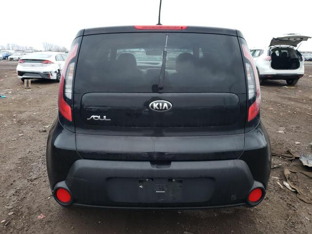 KNDJN2A24G7368314 - 2016 KIA SOUL BLACK photo 6