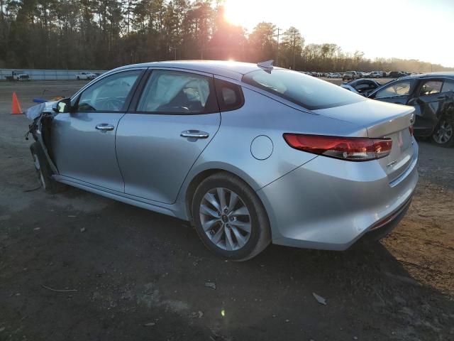 5XXGU4L34GG111935 - 2016 KIA OPTIMA EX SILVER photo 2