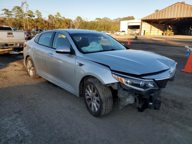 5XXGU4L34GG111935 - 2016 KIA OPTIMA EX SILVER photo 4