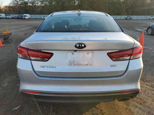 5XXGU4L34GG111935 - 2016 KIA OPTIMA EX SILVER photo 6