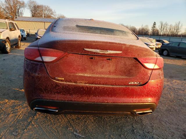 1C3CCCBB7FN629016 - 2015 CHRYSLER 200 S MAROON photo 6