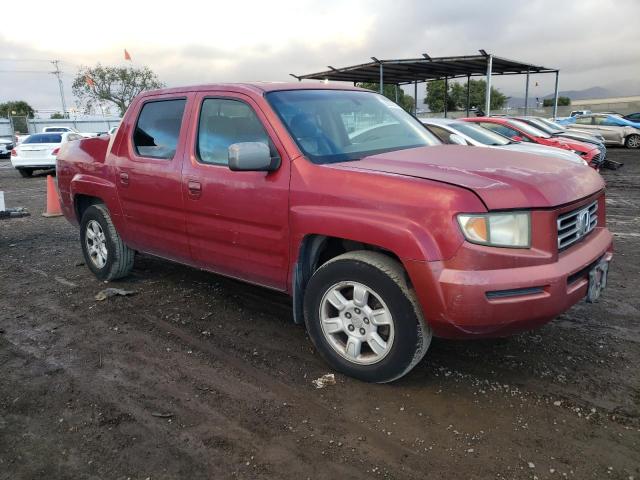 2HJYK16576H564492 - 2006 HONDA RIDGELINE RTL RED photo 4