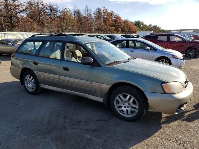 4S3BH675747624123 - 2004 SUBARU LEGACY OUTBACK AWP GREEN photo 4