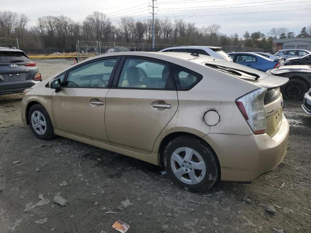 JTDKN3DU1A1016938 - 2010 TOYOTA PRIUS GOLD photo 2