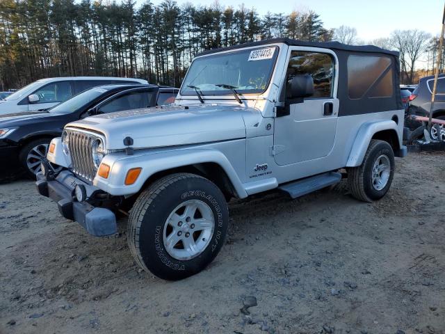 1J4FA44S95P376232 - 2005 JEEP WRANGLER UNLIMITED GRAY photo 1