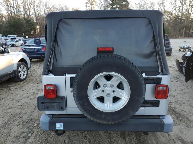 1J4FA44S95P376232 - 2005 JEEP WRANGLER UNLIMITED GRAY photo 6