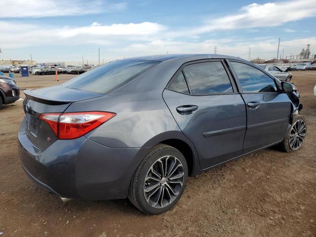 5YFBURHE3FP249179 - 2015 TOYOTA COROLLA L GRAY photo 3