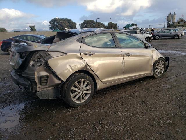 5NPDH4AE4GH706395 - 2016 HYUNDAI ELANTRA SE GOLD photo 3