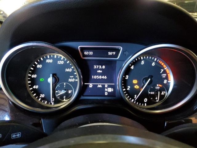 4JGDA5HBXCA073338 - 2012 MERCEDES-BENZ ML 350 4MATIC SILVER photo 9