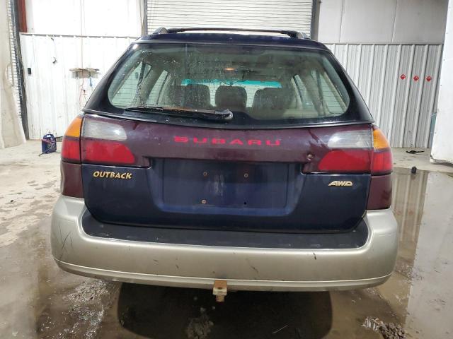 4S3BH806317673409 - 2001 SUBARU LEGACY OUTBACK H6 3.0 LL BEAN BURGUNDY photo 6