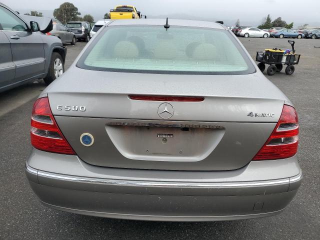 WDBUF83J24X122406 - 2004 MERCEDES-BENZ E 500 4MATIC SILVER photo 6