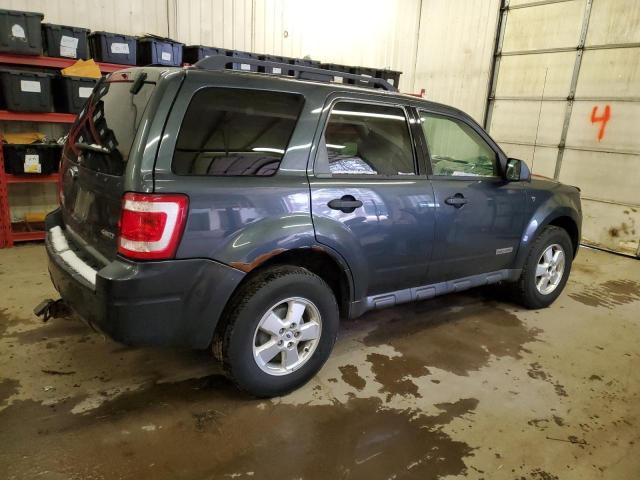 1FMCU93198KC66459 - 2008 FORD ESCAPE XLT BLUE photo 3