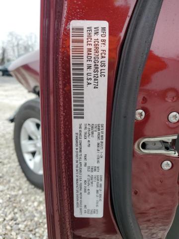 1C6RR7GG4RS124774 - 2024 RAM 1500 CLASS SLT 红色 照片 13