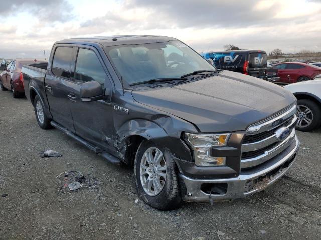 1FTEW1CF3GKF33095 - 2016 FORD F150 SUPERCREW GRAY photo 4