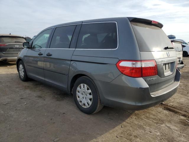 5FNRL38217B023594 - 2007 HONDA ODYSSEY LX GRAY photo 2