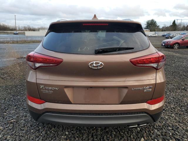 KM8J3CA24GU220138 - 2016 HYUNDAI TUCSON LIMITED BROWN photo 6