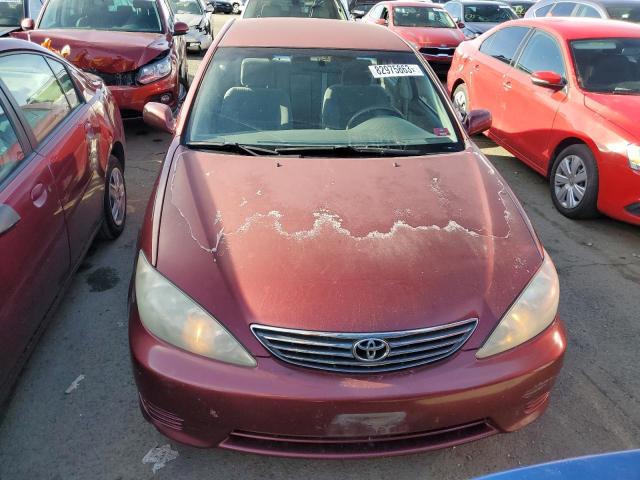 4T1BE30K66U127135 - 2006 TOYOTA CAMRY LE MAROON photo 5