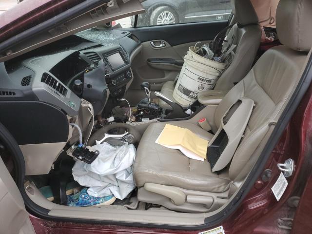 2HGFB2F99CH509172 - 2012 HONDA CIVIC EXL 勃艮第红 照片 7