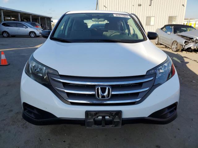 2HKRM4H30CH603099 - 2012 HONDA CR-V LX WHITE photo 5