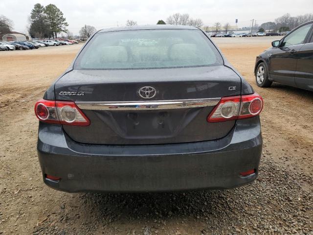 JTDBU4EE9BJ095406 - 2011 TOYOTA COROLLA BASE GRAY photo 6