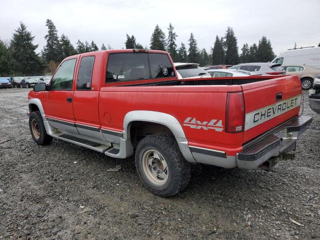 1GCGK29R0VE123913 - 1997 CHEVROLET C/K S K2500 RED photo 2