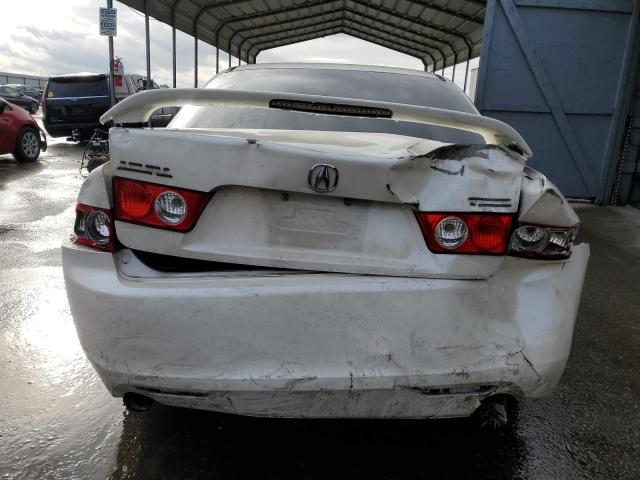 JH4CL96874C002627 - 2004 ACURA TSX WHITE photo 6