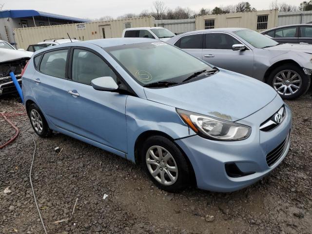 KMHCT5AE2DU116581 - 2013 HYUNDAI ACCENT GLS BLUE photo 4