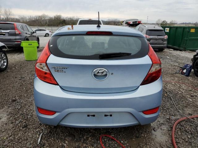 KMHCT5AE2DU116581 - 2013 HYUNDAI ACCENT GLS BLUE photo 6