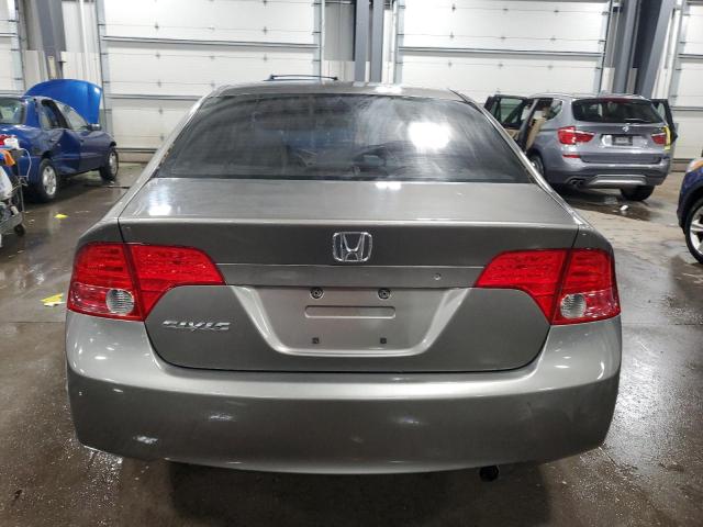 1HGFA16566L014168 - 2006 HONDA CIVIC LX GRAY photo 6