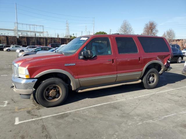 1FMNU42S32EA53406 - 2002 FORD EXCURSION LIMITED BURGUNDY photo 1