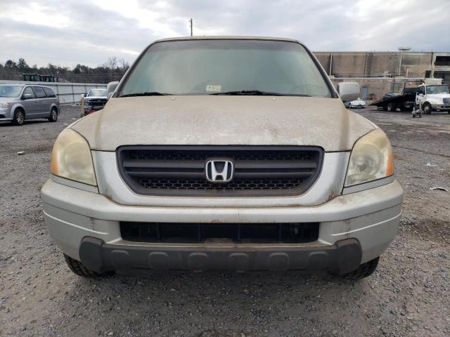 2HKYF18454H587254 - 2003 HONDA PILOT EX SILVER photo 5