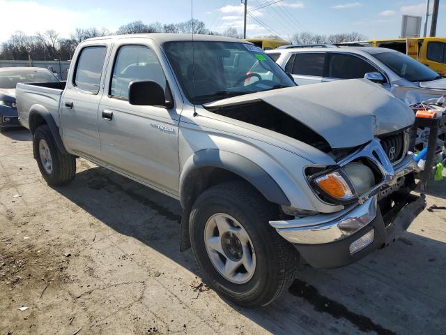 5TEGN92N42Z065644 - 2002 TOYOTA TACOMA DOUBLE CAB PRERUNNER SILVER photo 4