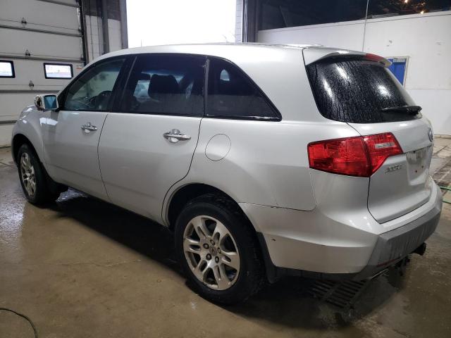 2HNYD28469H526792 - 2009 ACURA MDX TECHNOLOGY SILVER photo 2