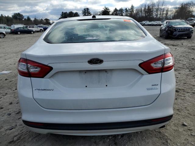 1FA6P0HD9E5369405 - 2014 FORD FUSION SE WHITE photo 6