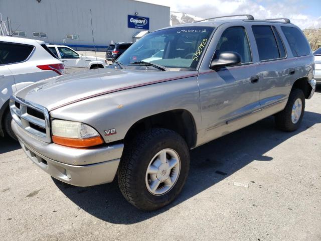 1B4HS28N8YF138576 - 2000 DODGE DURANGO SILVER photo 1