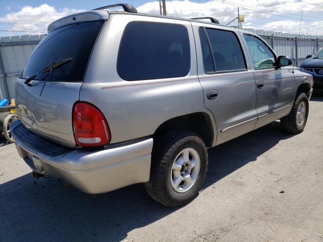 1B4HS28N8YF138576 - 2000 DODGE DURANGO SILVER photo 3