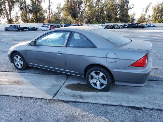 1HGEM22974L003923 - 2004 HONDA CIVIC EX GRAY photo 2