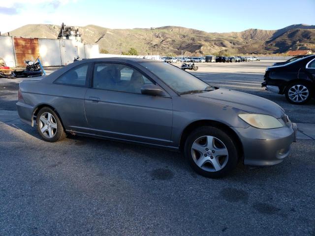 1HGEM22974L003923 - 2004 HONDA CIVIC EX GRAY photo 4