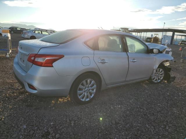 3N1AB7AP2GY267744 - 2016 NISSAN SENTRA S SILVER photo 3