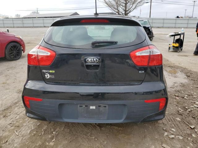 KNADN5A3XG6687873 - 2016 KIA RIO EX BLACK photo 6