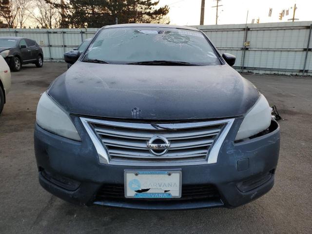 3N1AB7APXFY270924 - 2015 NISSAN SENTRA S BLUE photo 5